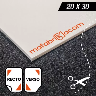 PVC 2 mm - 20 x 30 cm - Komacel®