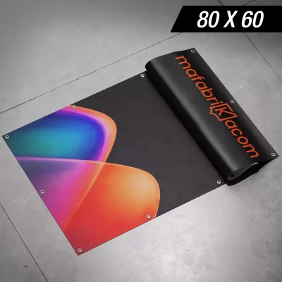 Banderole publicitaire - 375g - 80 x 60 cm