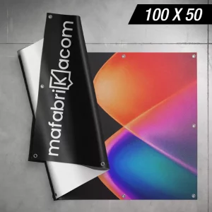 Bache publicitaire 100x50 cm - 510g