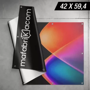 Banderole publicitaire - 510g - 42 x 59,4 cm