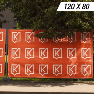 Banderole microperforé -  PVC mesh - 270µ - 120 x 80 cm