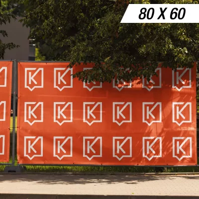 Banderole microperforé -  PVC mesh - 270µ - 80 x 60 cm