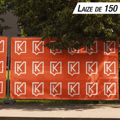 Banderole microperforé -  PVC mesh - 270µ - 150 cm en laize