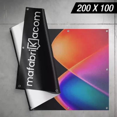 Banderole publicitaire - 510g - 200 x 100 cm