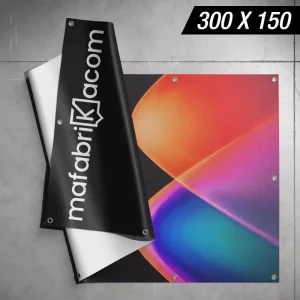 Banderole publicitaire - 510g - 300 x 150 cm