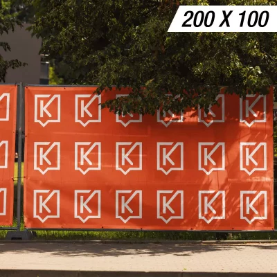 Banderole microperforé -  PVC mesh - 270µ - 200 x 100 cm