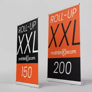 Roll-Up Publicitaire XXL : Kakémono Écologique Personnalisable (150, 200 cm)